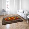 Manchester United Football Club Wooden Floor Style Carpet Living Room Rugs