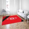 Manchester United Football Red Black White Carpet Living Room Rugs