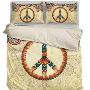 Mandala Peace Duver Duvet Cover and Pillowcase Set Bedding Set