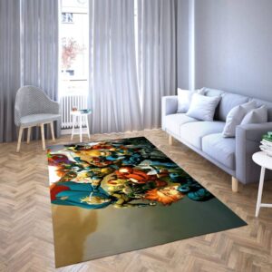 Marvel Avengers All Hero Carpet Living Room Rugs 32