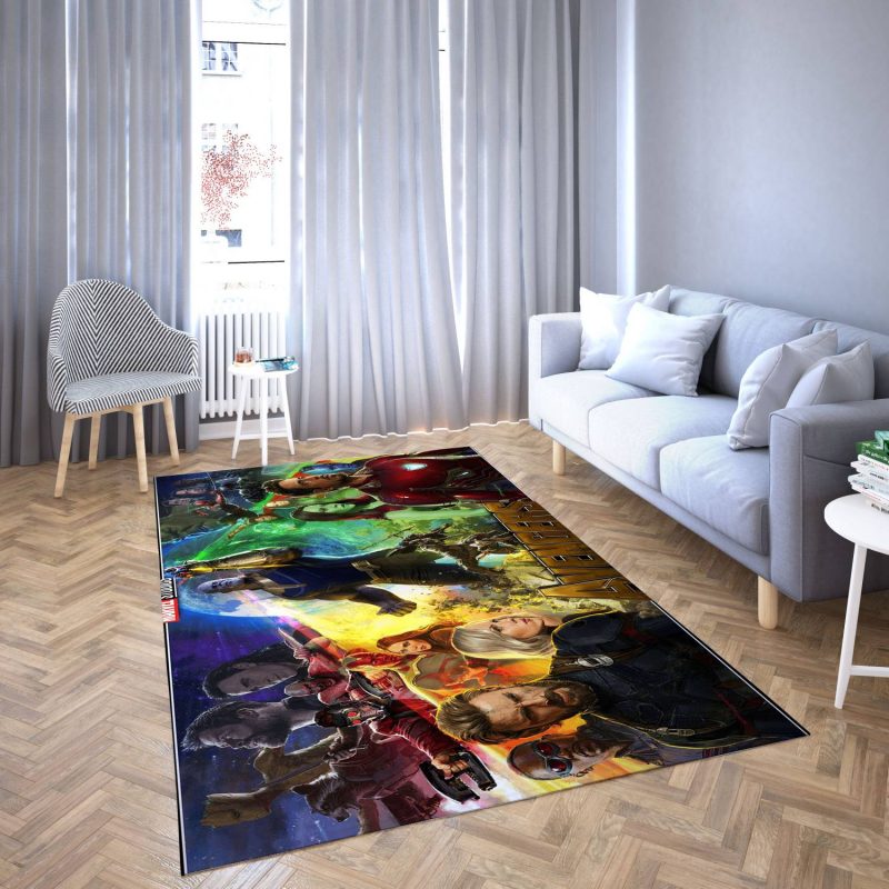 Marvel Avengers All Hero Carpet Living Room Rugs 4