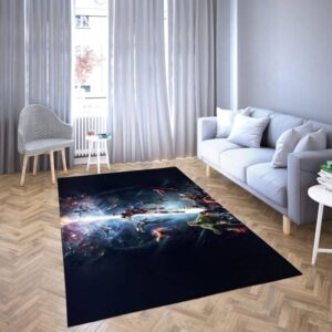 Marvel Avengers All Hero Carpet Living Room Rugs 40