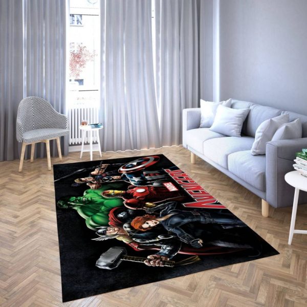Marvel Avengers All Hero Carpet Living Room Rugs 45