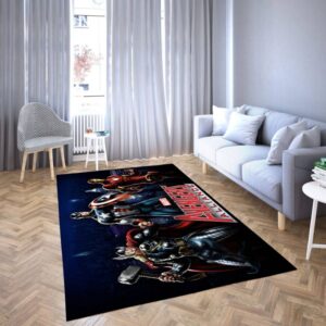 Marvel Avengers All Hero Carpet Living Room Rugs 46