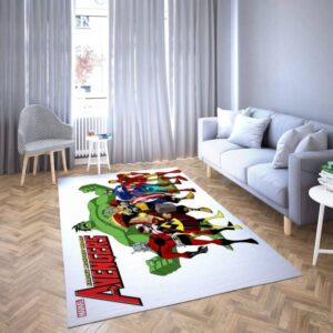Marvel Avengers All Hero Carpet Living Room Rugs 54