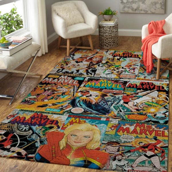 Marvel Captain Marve Living Room Rugs Carpet