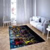 Marvel Cinema Captain America And Ironman Carpet Living Room Rugs