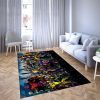 Marvel Cinema Captain America And Ironman Carpet Living Room Rugs