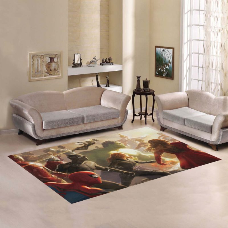 Marvel Endgame Living Room Rugs Carpet