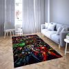 Marvel The Arvengers Ironman and Captain America Carpet Living Room Rugs