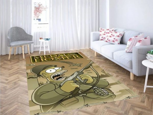 Medal of homer carpet living room rugs