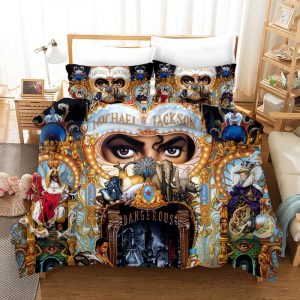 Michael Jackson 3 Duvet Cover and Pillowcase Set Bedding Set