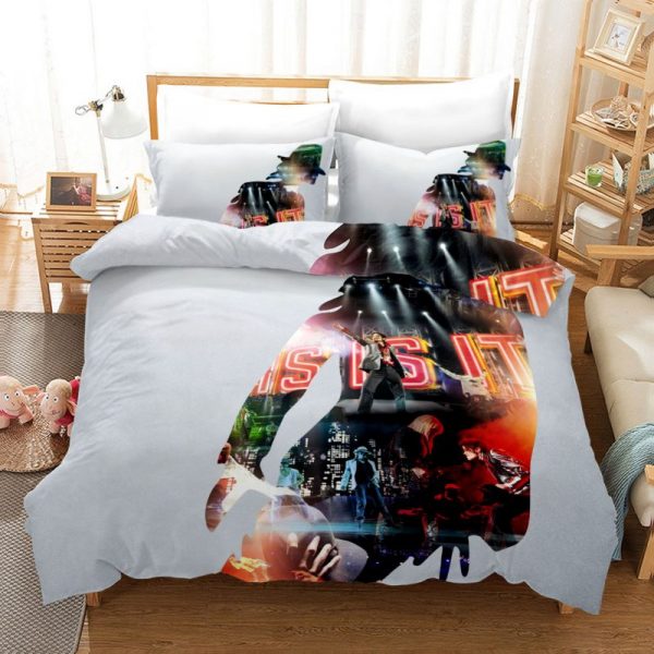 Michael Jackson Duvet Cover and Pillowcase Set Bedding Set 839
