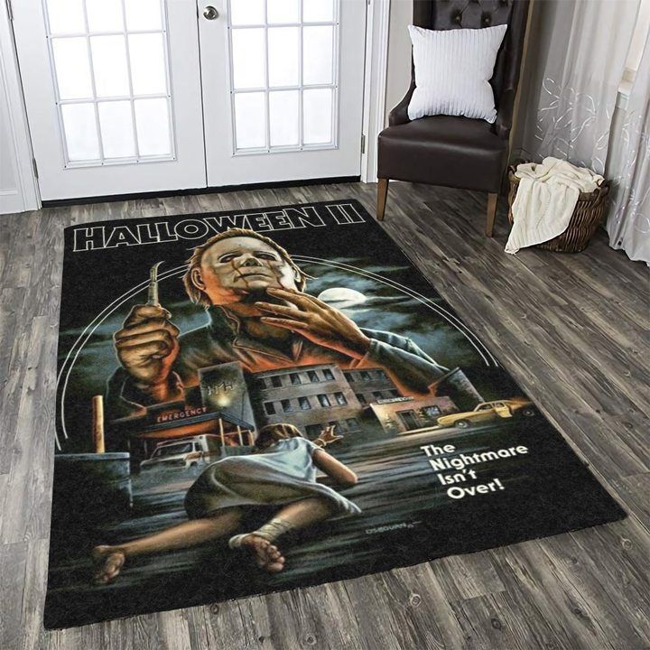 Michael Myers Horror Living Room Rugs Carpet 1
