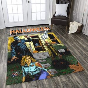 Michael Myers Horror Living Room Rugs Carpet 4