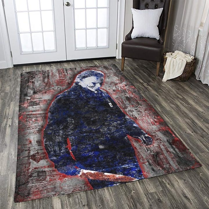 Michael Myers Horror Living Room Rugs Carpet 5