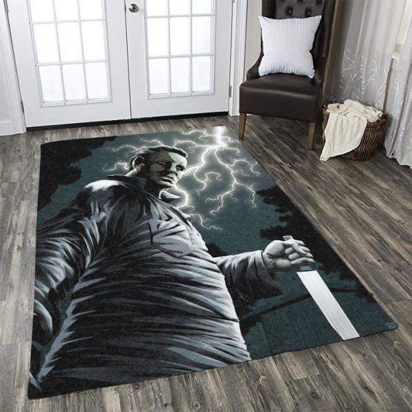 Michael Myers Horror Living Room Rugs Carpet 6
