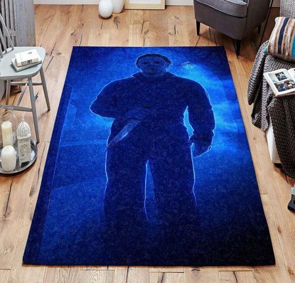 Michael Myers Horror Living Room Rugs Carpet 7