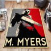 Michael Myers Horror Living Room Rugs Carpet 8