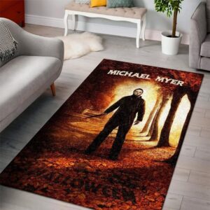 Michael Myers Horror Living Room Rugs Carpet 9