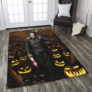 Michael Myers Scary Movie Living Room Rug Carpet