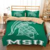 Michigan State Football Duvet Cover and Pillowcase Set Bedding Set