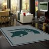 Michigan State Rug Team Spirit Gray Carpet Living Room Rugs