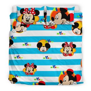 Mickey And Minnie 331 Duvet Cover and Pillowcase Set Bedding Set