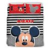 Mickey Head Duvet Cover and Pillowcase Set Bedding Set