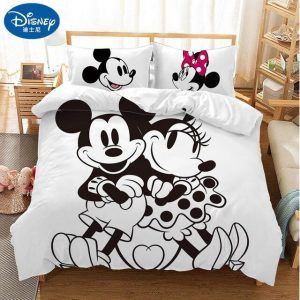 Mickey Minnie Mouse 231 Duvet Cover and Pillowcase Set Bedding Set