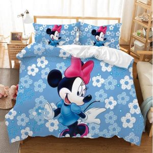 Mickey Minnie Mouse 233 Duvet Cover and Pillowcase Set Bedding Set