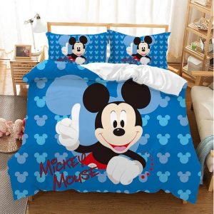 Mickey Minnie Mouse 234 Duvet Cover and Pillowcase Set Bedding Set
