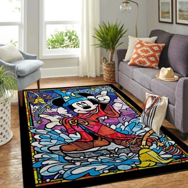 Mickey VS Pluto Disney Living Room Rugs Carpet