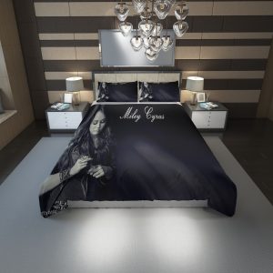 Miley Cyrus Hd Duvet Cover and Pillowcase Set Bedding Set 1198