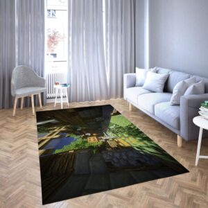 Minecraft steve game favorite Carpet Living Room Rugs 5