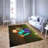 Minecraft steve game favorite Carpet Living Room Rugs 6