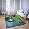Minecraft steve game favorite Carpet Living Room Rugs 7