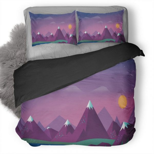 Minimalism Sky Clouds Duvet Cover and Pillowcase Set Bedding Set