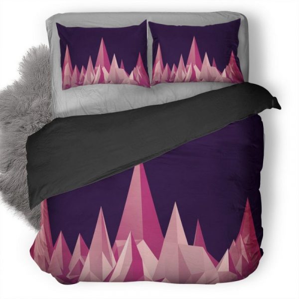 Minimalism Spike Art Duvet Cover and Pillowcase Set Bedding Set