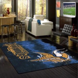 Minnesota Vikings Deandanecerse Carpet Living Room Rugs