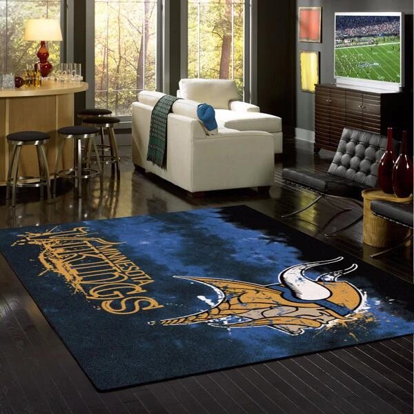 Minnesota Vikings Deandanecerse Carpet Living Room Rugs