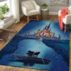 Minnie Mickey Mouse in the River Disney Living Room Rug Carpet