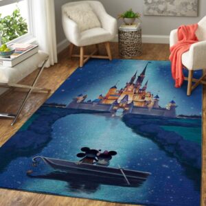 Minnie Mickey Mouse in the River Disney Living Room Rug Carpet