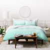 Mint Ombre Duvet Cover and Pillowcase Set Bedding Set