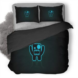 Monster Minimalist Dark Uo Duvet Cover and Pillowcase Set Bedding Set