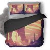 Morning Smoke Xq Duvet Cover and Pillowcase Set Bedding Set