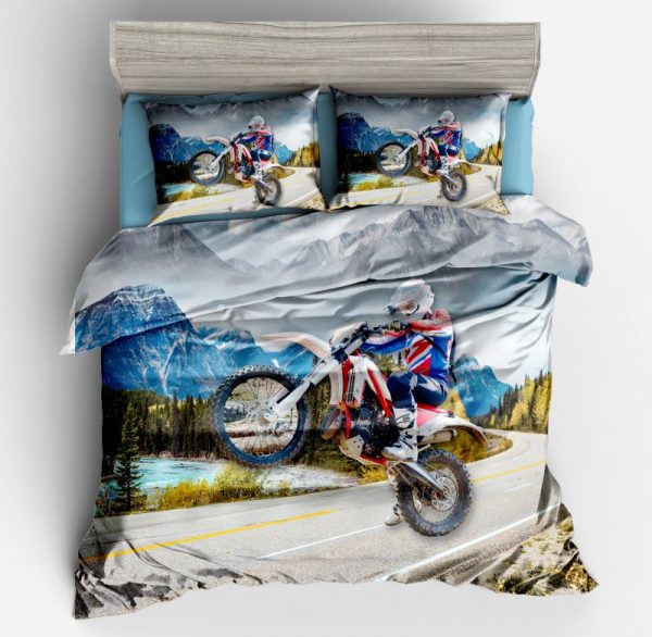 Moto 2 Duvet Cover and Pillowcase Set Bedding Set