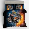 Moto Duvet Cover and Pillowcase Set Bedding Set