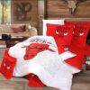 NBA Chicago bulls Duvet Cover and Pillowcase Set Bedding Set 943