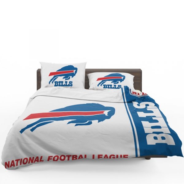 NFL Buffalo Bills Duvet Cover and Pillowcase Set Bedding Set